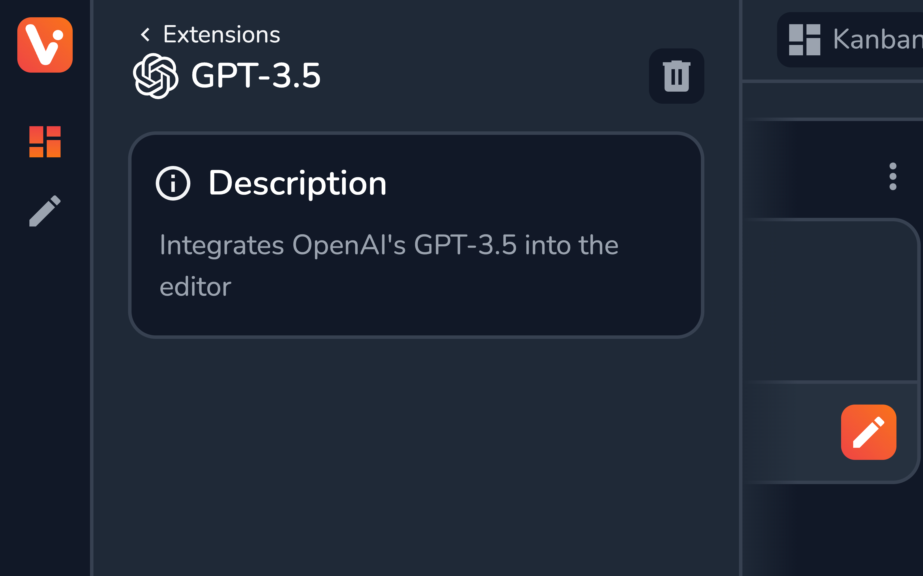 Vrite GPT-3.5 extension